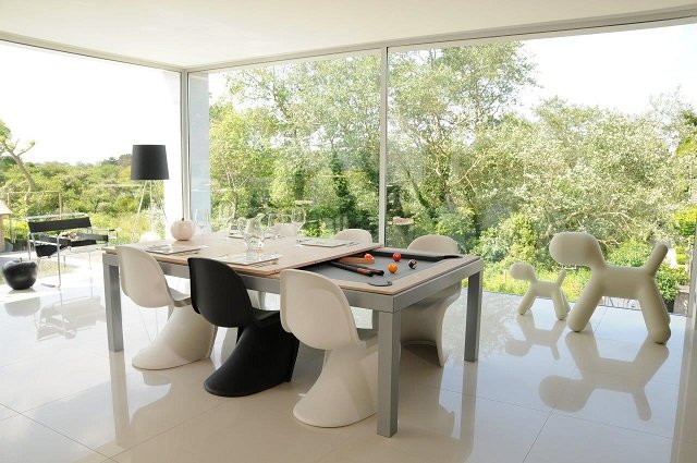 table de billard moderne et convertible